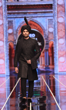 Load image into Gallery viewer, BCW 61 Black TABOO Honey Sherwani For Groom