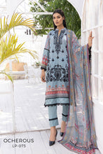 Load image into Gallery viewer, Lala - LP 073 Ocherous Magnifique Embroidered Lawn Collection