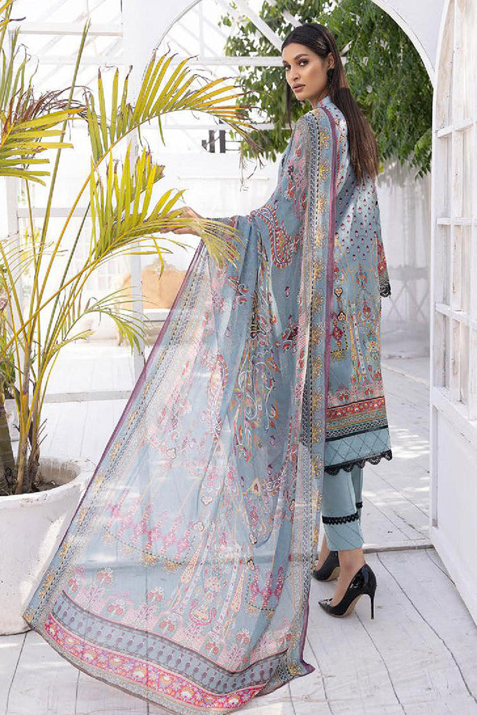 Lala - LP 073 Ocherous Magnifique Embroidered Lawn Collection