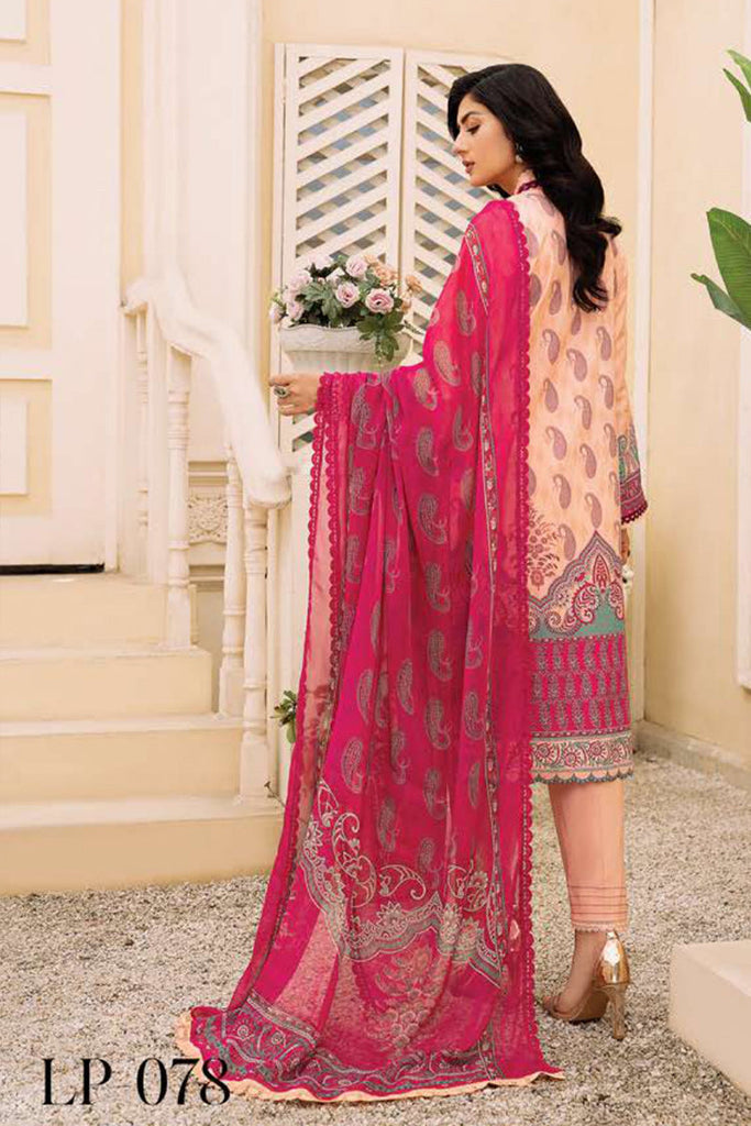 Lala - LP 078 Mia Print Melody Digital Printed Lawn Collection