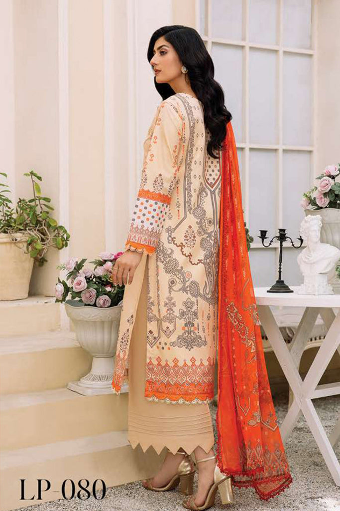 Lala - LP 080 Bella Print Melody Digital Printed Lawn Collection