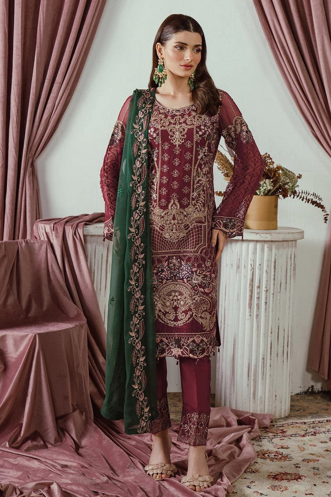 Ramsha - F 2501 Embroidered Chiffon Collection Vol 25