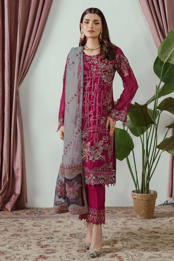 Ramsha - F 2506 Embroidered Chiffon Collection Vol 25