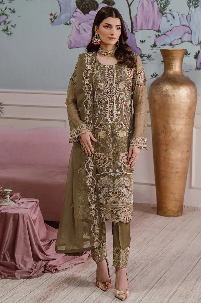 Ramsha - F 2510 Embroidered Chiffon Collection Vol 25