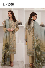 Load image into Gallery viewer, Ramsha - L 1006 Mashaal Embroidered Lawn Collection Vol 10