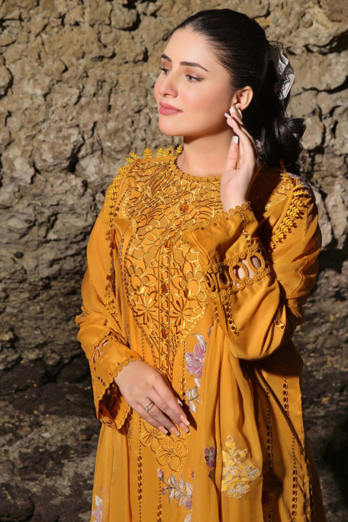 Humdum - Design 06 Afsoon Embroidered Lawn Collection