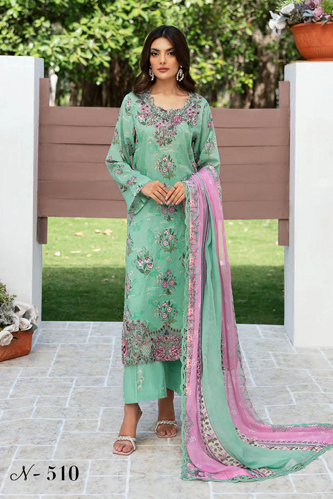 Ramsha - N 510 Rangrez Luxury Lawn Collection Vol 5