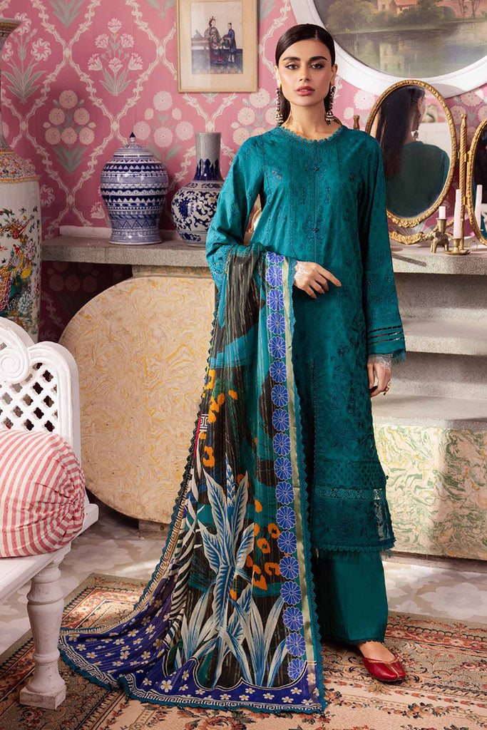 Nureh - NS 110 Maya Embroidered Dobby Lawn Collection Vol 1