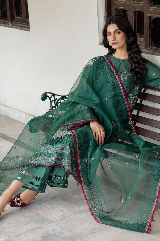 Farasha - 04 AZURE GRACE Bahaar Embroidered Lawn Collection