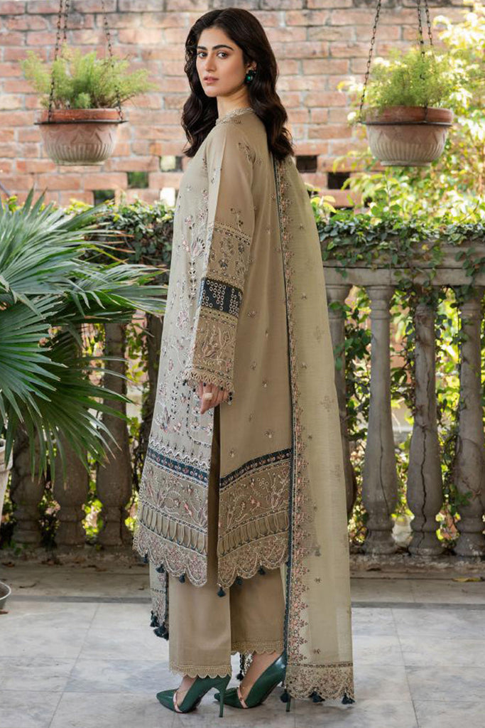 Farasha - 05 WHIMSICAL SAGE Bahaar Embroidered Lawn Collection