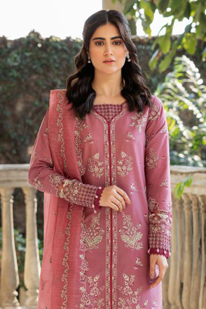 Farasha - 07 ROSE GARLAND Bahaar Embroidered Lawn Collection