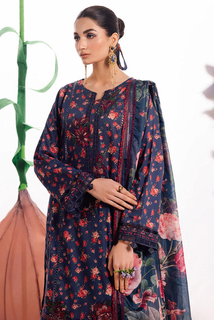 Iznik - DL 07 Meadow Dahlia Embroidered Lawn Collection