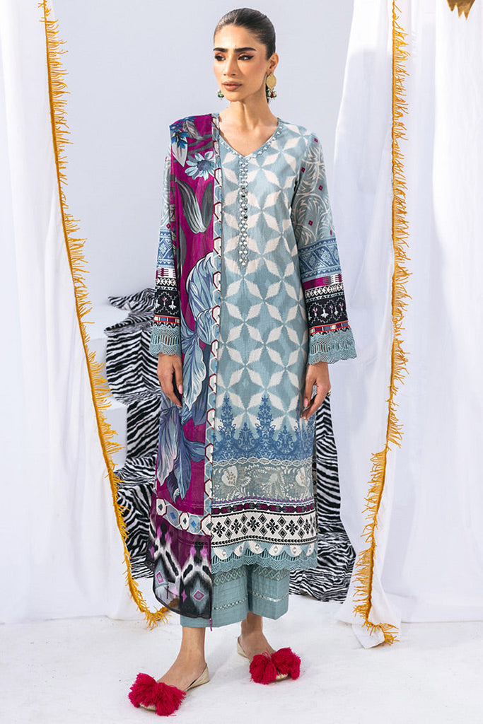 Nureh - NGL 09 (2 PC) N Girls Premium Printed Lawn Collection