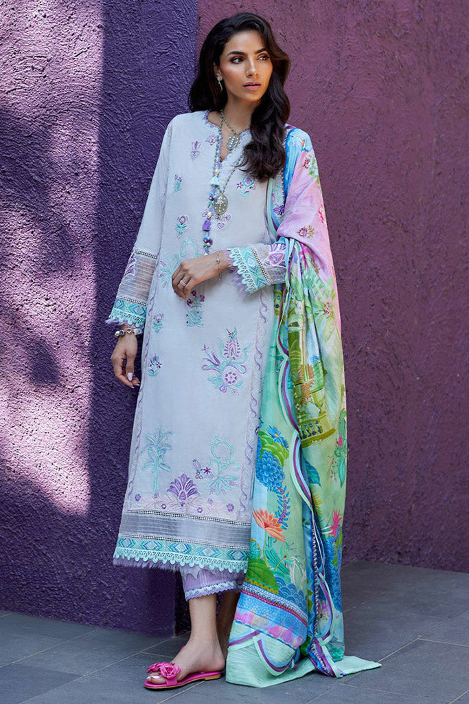 Farah Talib Aziz - FTA 08 ZOELLA GREY Suay Luxury Lawn Collection