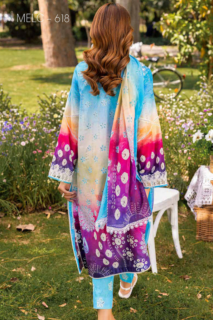 Muscari - MELC 618 Luxury Embroidered Lawn Collection Vol 2