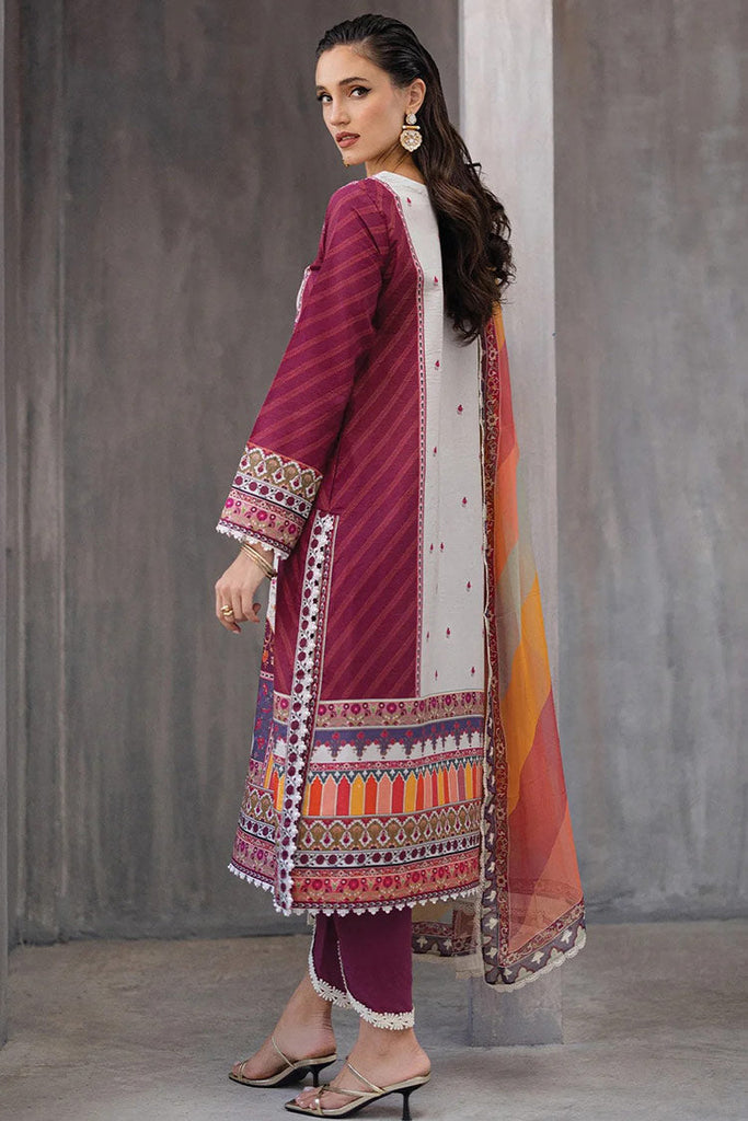 Roheenaz - RNZ 05B Orchid Oasis Azalea Printed Lawn Collection