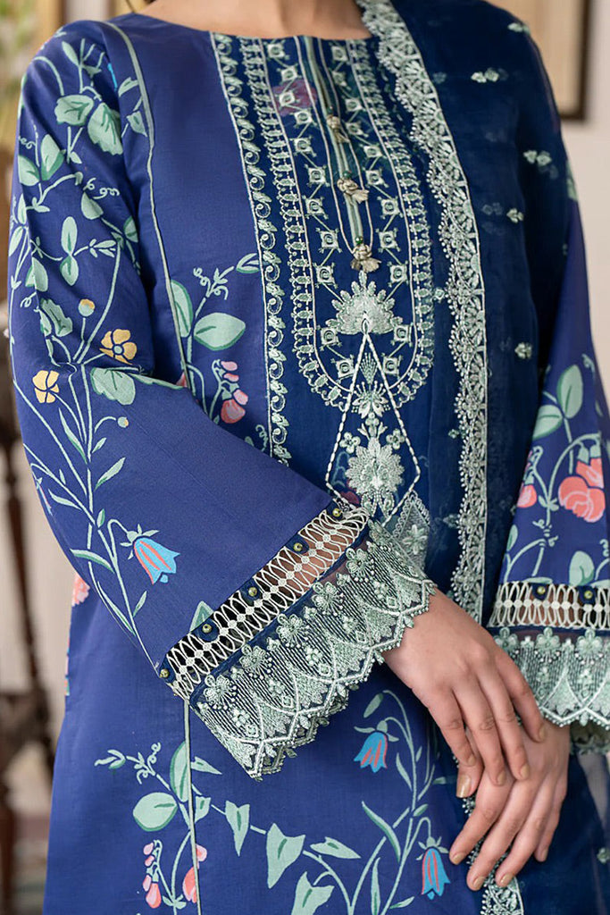 Xenia - 06 Montauk Summer Soiree Embroidered Lawn Collection Vol 2