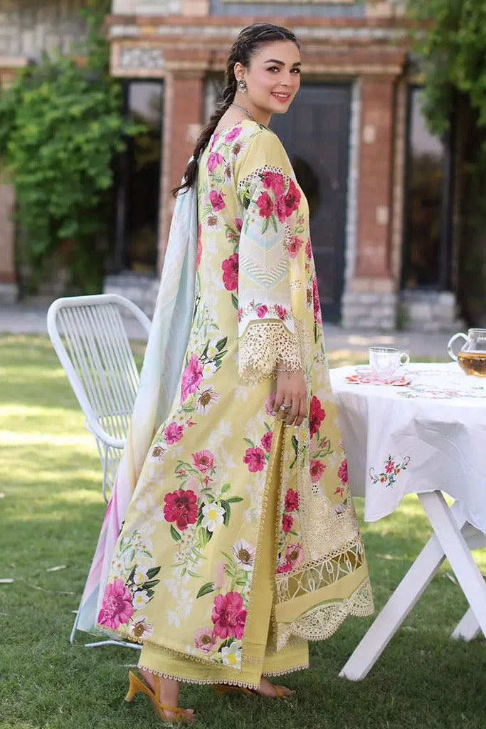 Elaf - ECK-06A SUNSHINE BOUQUET Print Chikankari Collection Vol 2