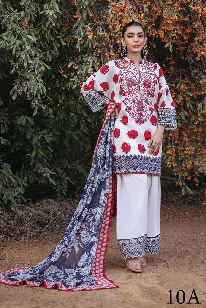 Zainab Chottani - 10A Freya Tahra Embroidered Lawn Collection