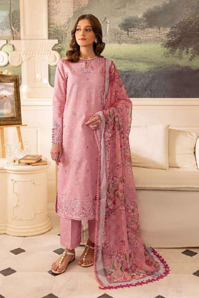 Farasha - 04-DAISY Seraya Embroidered Lawn Collection