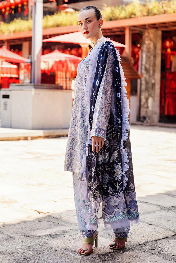 Roheenaz - RNB-03A Afsaneh Taneez Block Printed Lawn Collection