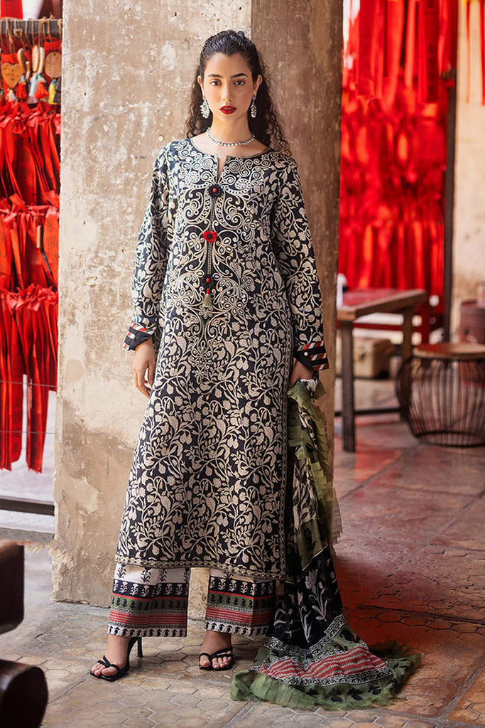 Roheenaz - RNB-04B Mahin Taneez Block Printed Lawn Collection