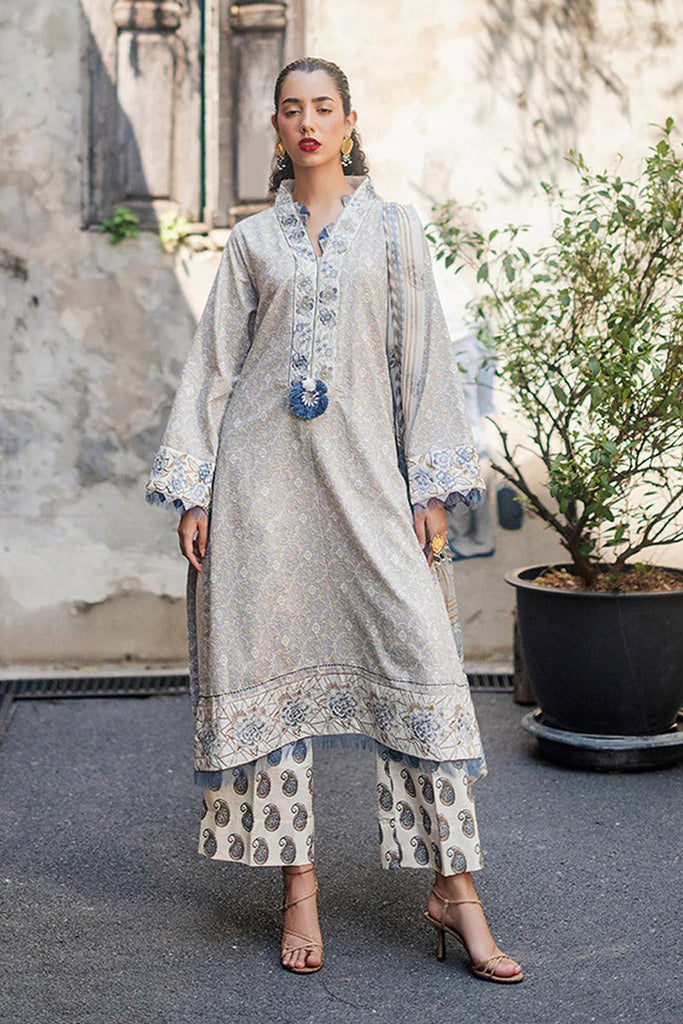 Roheenaz - RNB-06A Mahsa Taneez Block Printed Lawn Collection