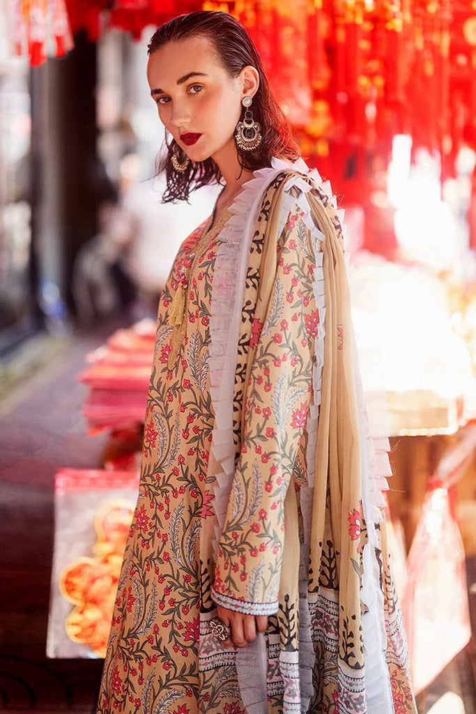 Roheenaz - RNB-08A Zara Taneez Block Printed Lawn Collection