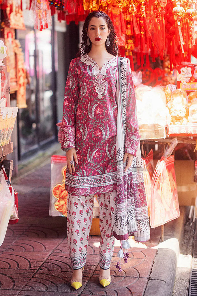 Roheenaz - RNB-08B Leyli Taneez Block Printed Lawn Collection