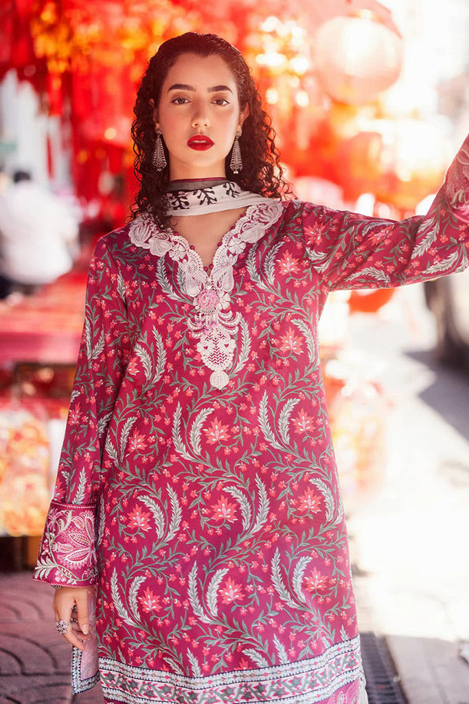 Roheenaz - RNB-08B Leyli Taneez Block Printed Lawn Collection