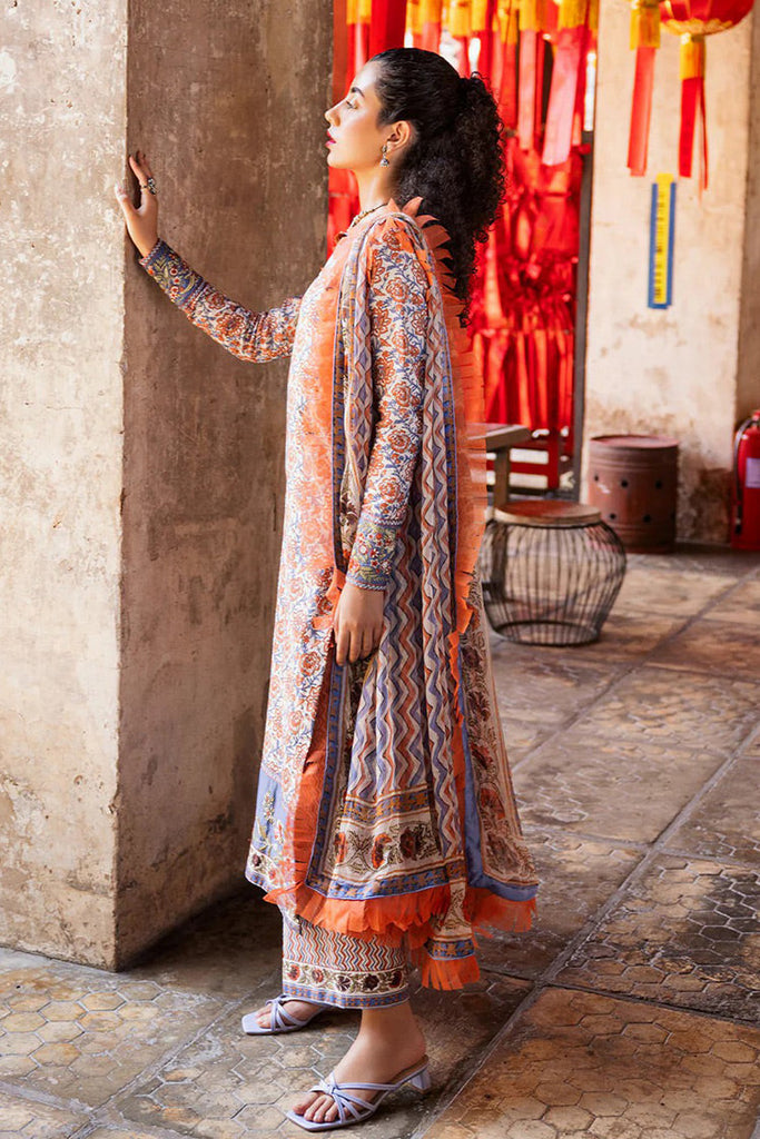 Roheenaz - RNB-09A Neda Taneez Block Printed Lawn Collection