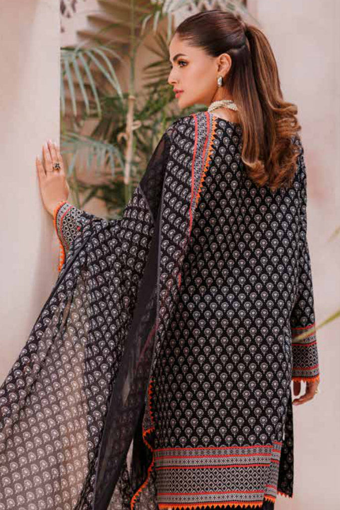 Charizma - CP4-61 C Prints Black Printed Lawn Edition Vol 7