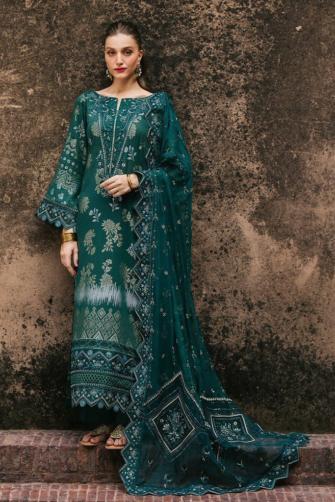 Nureh - Maya Embroidered Jacquard Lawn Collection Vol 2 - NJ-98 - Unstitched