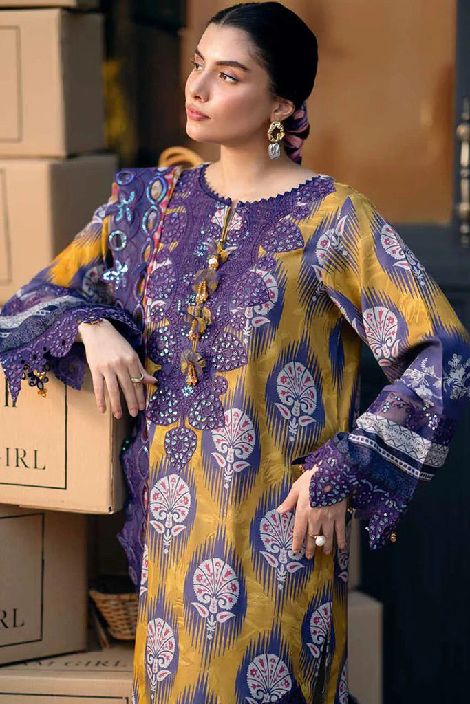 Nureh - Girl Glam Embroidered Viscose Crepe Collection Vol 3 - GL-22 - Unstitched