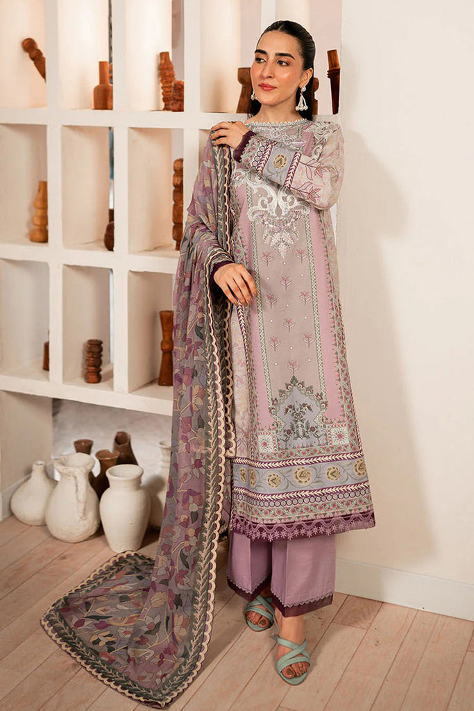 Roheenaz - Selene Fall Winter Collection - RNP 7B Lavender - Unstitched