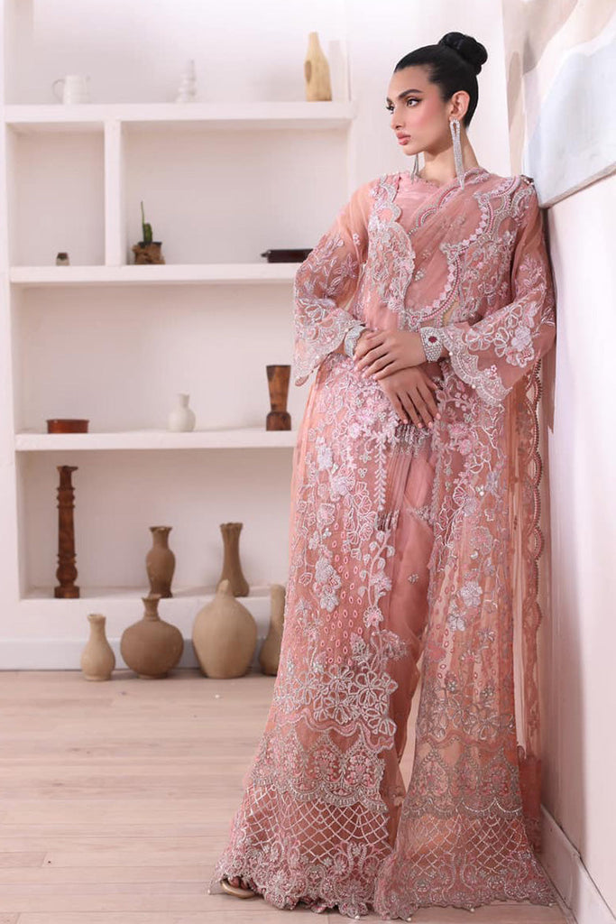 Noor by Saadia Asad - Chiffon De Luxe Collection - D6 Vera - Unstitched