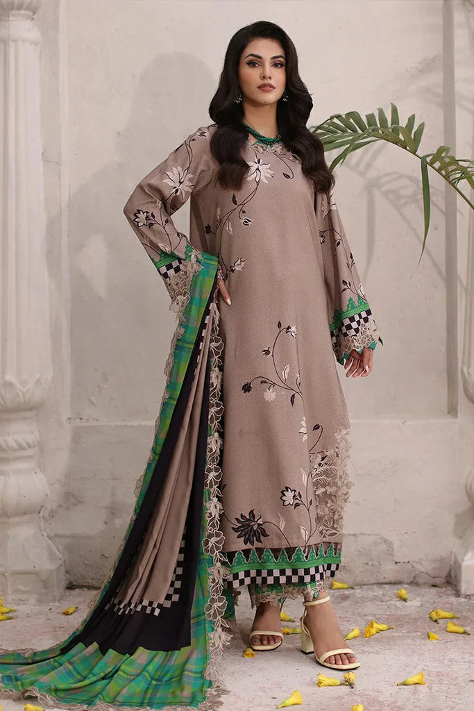 Charizma - Virsa Embroidered Linen Fall Winter Collection Vol 1 - CVW4-02 - Unstitched