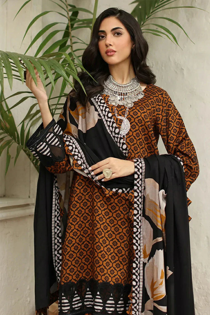 Charizma - Virsa Embroidered Linen Fall Winter Collection Vol 1 - CVW4-07 - Unstitched