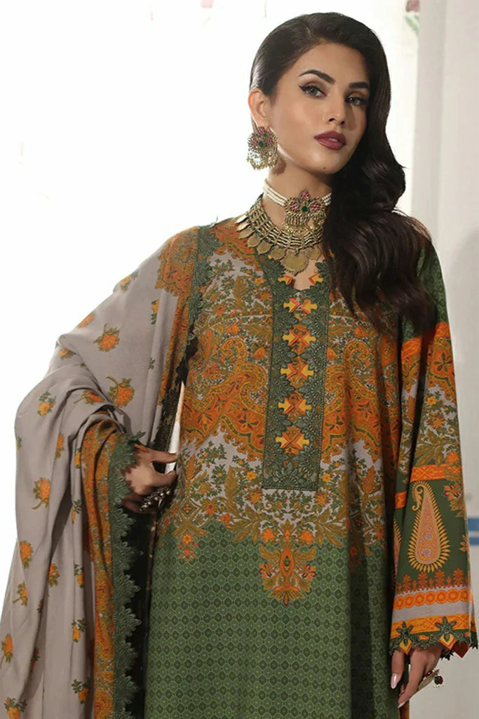 Charizma - Virsa Embroidered Linen Fall Winter Collection Vol 1 - CVW4-08 - Unstitched