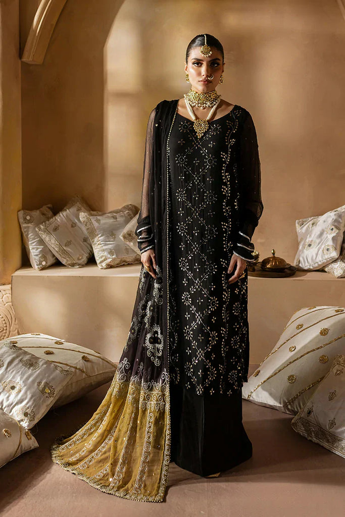 Nureh - Mukeshkari Embroidered Mukesh Chiffon Collection - MK-05 - Unstitched