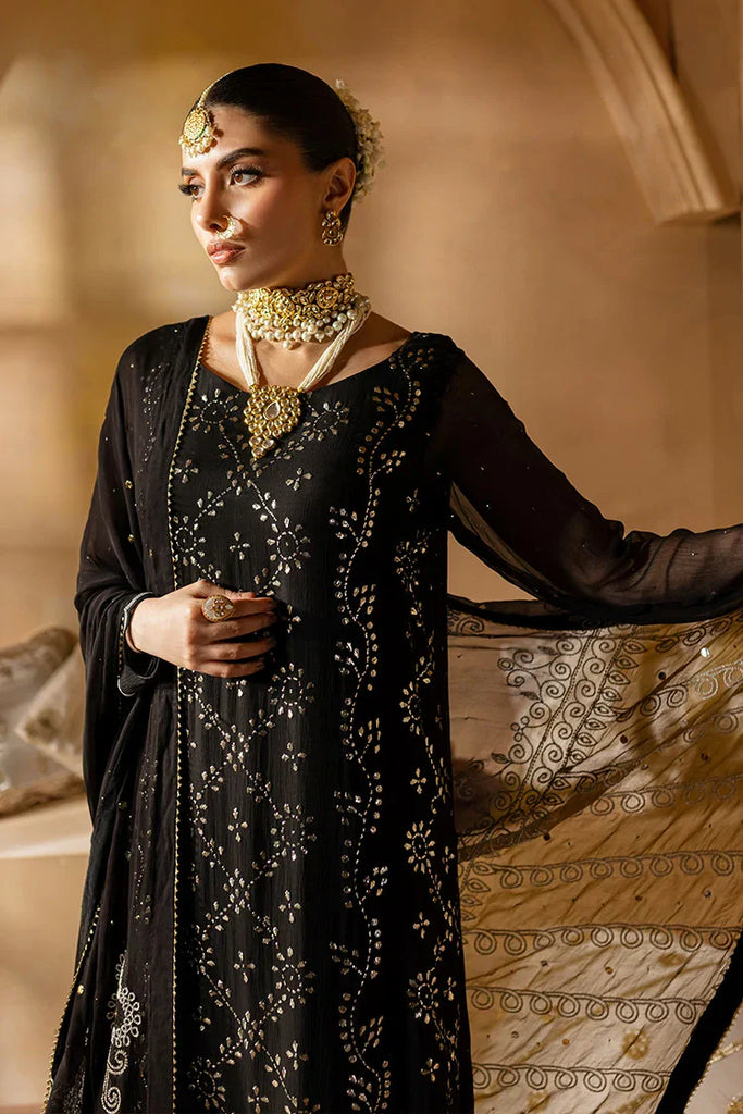 Nureh - Mukeshkari Embroidered Mukesh Chiffon Collection - MK-05 - Unstitched