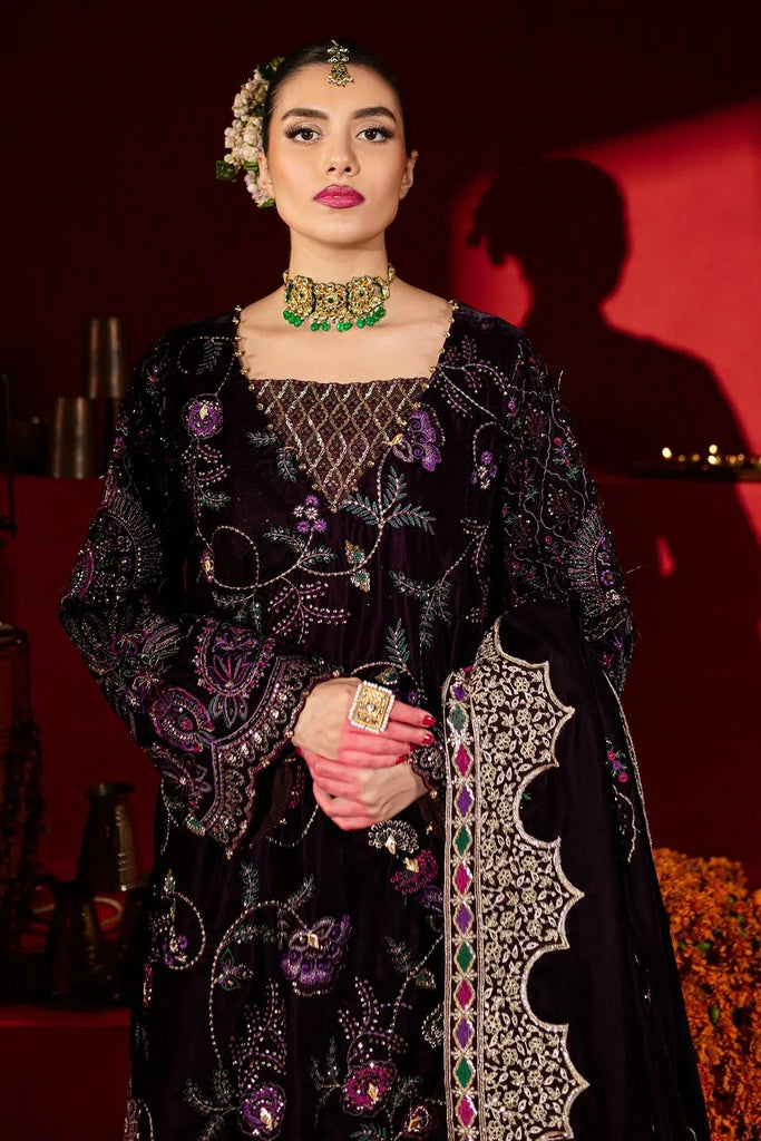 Nureh - Maya Embroidered Velvet Collection Vol 1 - NW-91 - Unstitched