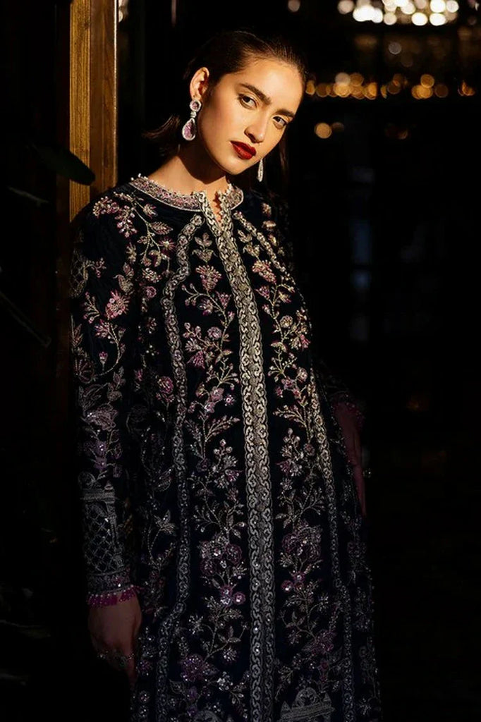 Mushq - Deja Vu Velvet Collection - 02 Infinite Loop - Unstitched