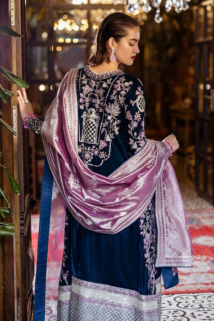 Mushq - Deja Vu Velvet Collection - 02 Infinite Loop - Unstitched