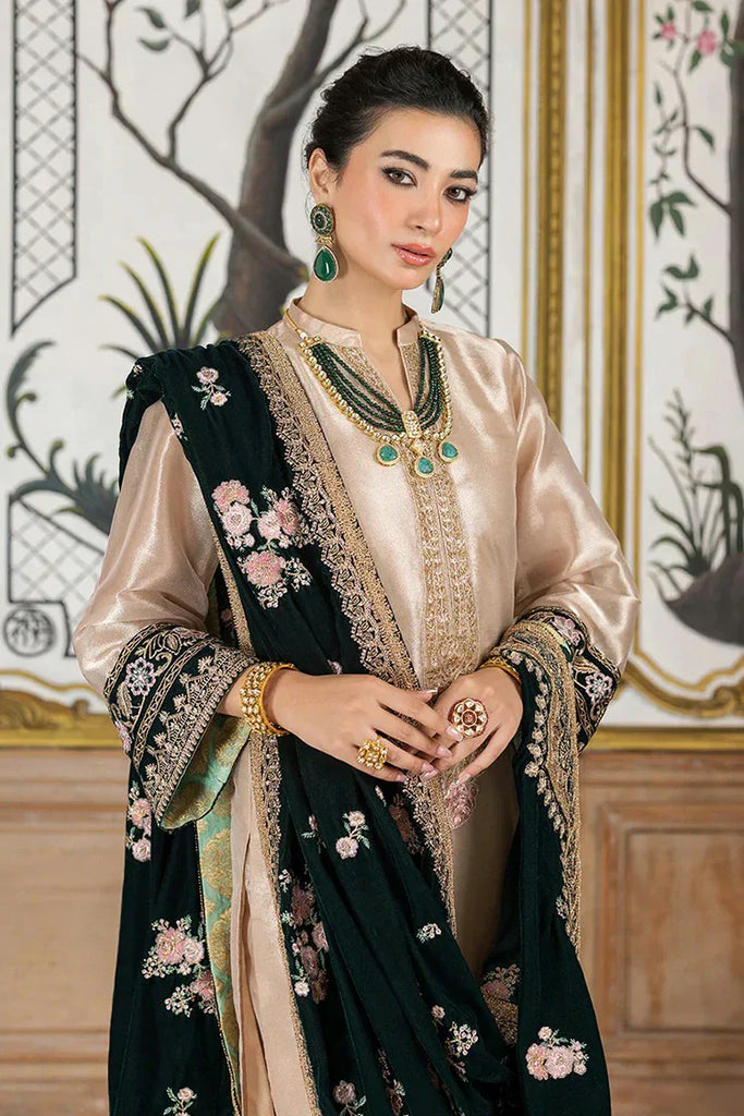 Zainab Chottani - Velvet Collection - SARWANA-D1 - Unstitched