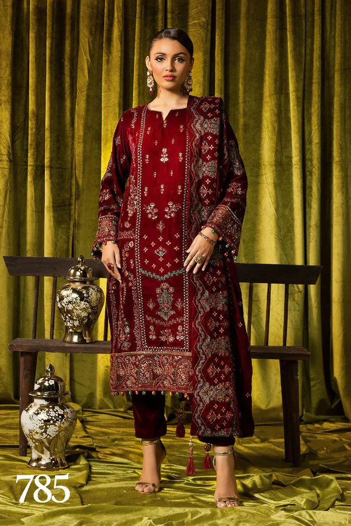 Shaista - Executive Velvet Collection - Design 785 - Unstitched