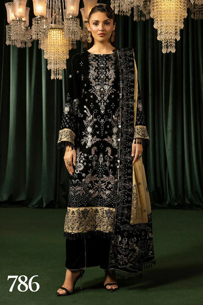 Shaista - Executive Velvet Collection - Design 786 - Unstitched