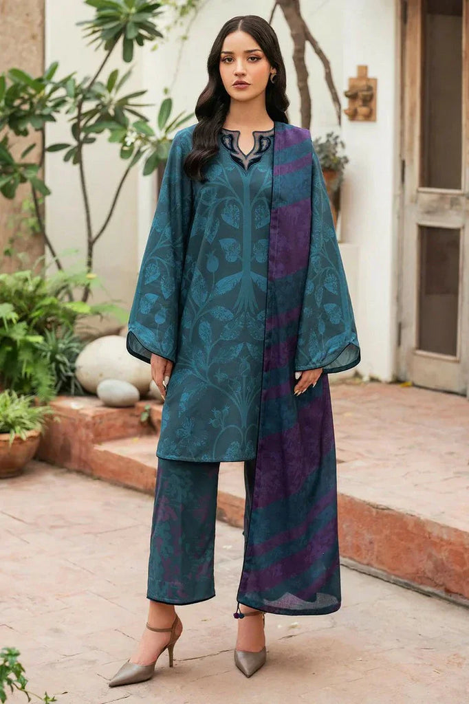 Jazmin - Winter Prints Vol 3 - DIGITAL PRINTED PREMIUM VISCOSE UW-0122 - Unstitched