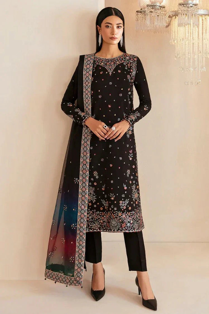 Jazmin - Raw Silk Collection - Premium Embroidered Raw Silk UR-7045 - Unstitched