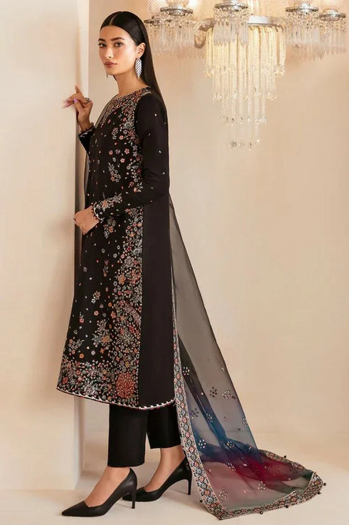 Jazmin - Raw Silk Collection - Premium Embroidered Raw Silk UR-7045 - Unstitched